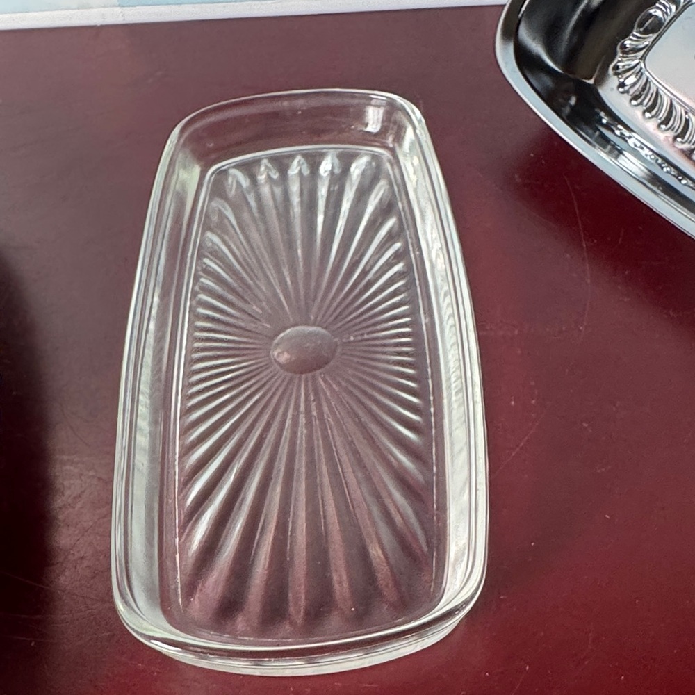 Vintage Irvinware Stainless Steel Butter Dish W/Glass Liner 1/4 Lb *Made In USA* - Picture 8 of 14